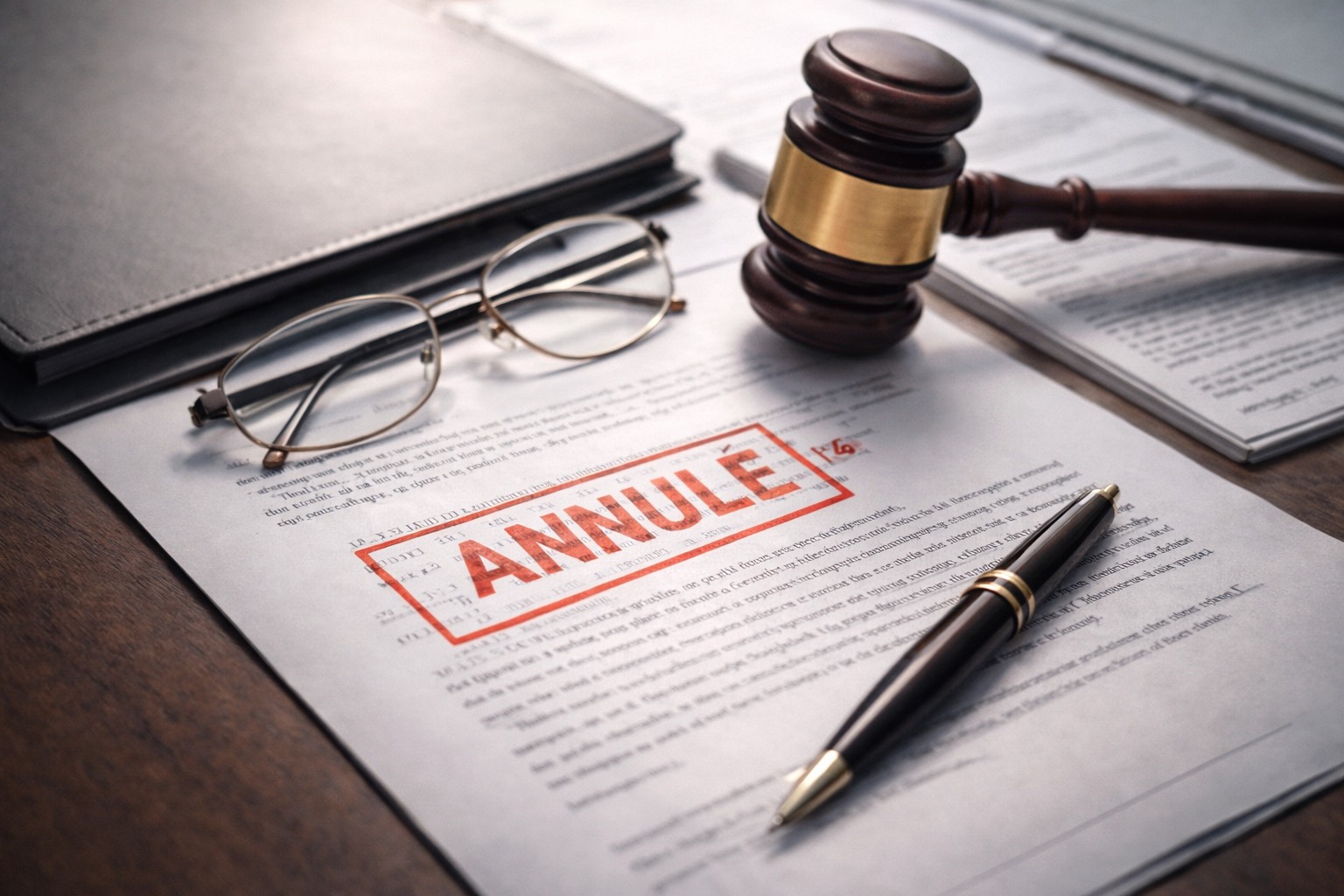 Annulation de contrat